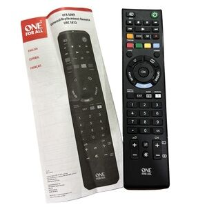 OFA SONY Universal Replacement Remote URC 1812 , One For All with Manual